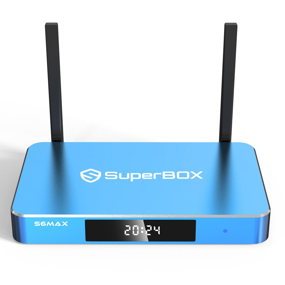 SuperBox S6 Max + 7Gift includes( 128GB TF Card, 64GB USB C Flash Drive)